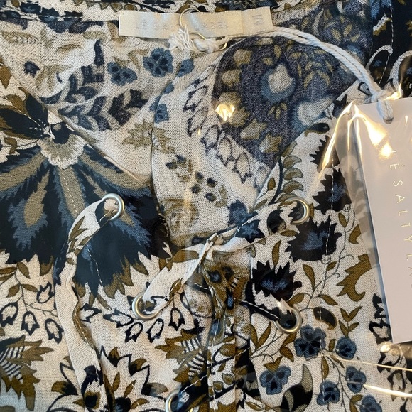 NWT Le Salty Label Rhapsody Sundress in Peacock Olive - Picture 4 of 5